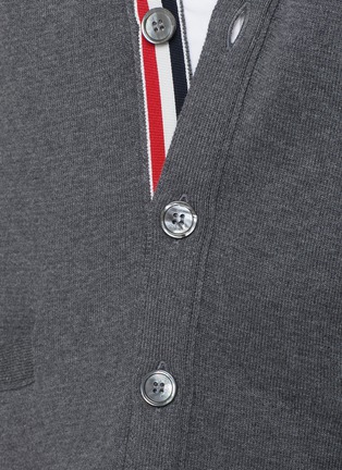  - THOM BROWNE - Classic 4-bar Wool Cardigan