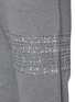  - THOM BROWNE  - Mending patch embroidered sweatpants