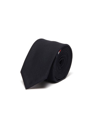 Main View - Click To Enlarge - THOM BROWNE  - Tricolour Stripe Cotton Twill Tie