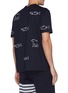 Back View - Click To Enlarge - THOM BROWNE  - All-over Animal Print T-shirt
