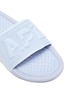 Detail View - Click To Enlarge - ATHLETIC PROPULSION LABS - 'Techloom' Logo Jacquard Knitted Band Pool Slides