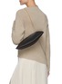 Figure View - Click To Enlarge - TSATSAS - ANVIL' Leather Flat Shoulder Bag