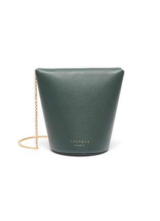 Main View - Click To Enlarge - TSATSAS - OLIVE' Leather Bucket Bag