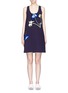 Main View - Click To Enlarge - VICTORIA, VICTORIA BECKHAM - Palm tree embroidered shift dress