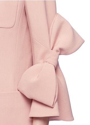 Detail View - Click To Enlarge - ROKSANDA - 'Camogie' bow sleeve tailored blazer
