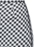 Detail View - Click To Enlarge - TOME - Ruffle gingham check mermaid skirt