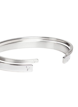 Detail View - Click To Enlarge - LE GRAMME - 'Variation Slick' 15g and 7g sterling silver cuff set