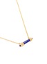 Detail View - Click To Enlarge - W. BRITT - 'Mini Bar' lapis pendant 18k yellow gold necklace