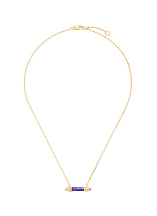 Main View - Click To Enlarge - W. BRITT - 'Mini Bar' lapis pendant 18k yellow gold necklace