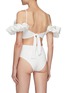 Back View - Click To Enlarge - MAYGEL CORONEL - 'Alessandra' Ruffled Off-shoulder Two-Piece Swimsuit