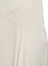 THEORY - Asymmetric Drape Hem Satin Midi Skirt