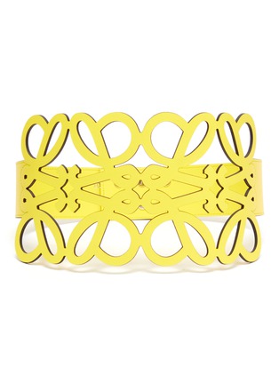Main View - Click To Enlarge - LOEWE - Anagram Cut Out Belt