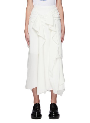 Main View - Click To Enlarge - LOEWE - Gathered Ruffles Maxi Skirt