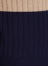  - BRUNELLO CUCINELLI - Colourblocked Wool Cashmere Silk Blend Turtleneck Sweater