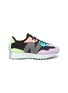 Main View - Click To Enlarge - NEW BALANCE - 327' Colourblock Side Logo Low Top Sneakers