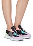 Figure View - Click To Enlarge - NEW BALANCE - 327' Colourblock Side Logo Low Top Sneakers