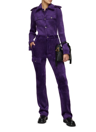 Figure View - Click To Enlarge - BOTTEGA VENETA - FRONT POCKET PANTS