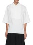 Main View - Click To Enlarge - RE: BY MAISON SANS TITRE - Wide Sleeved Polo Shirt
