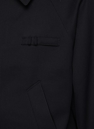  - RE: BY MAISON SANS TITRE - Elasticated Waist Concealed Placket Blouson Jacket