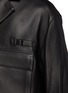  - RE: BY MAISON SANS TITRE - Large Chest Pocket Lambskin Leather Jacket