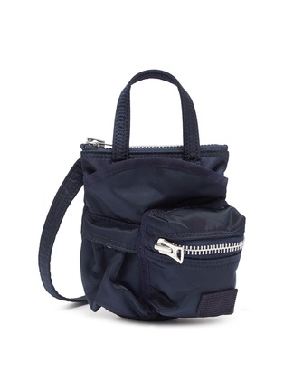 Main View - Click To Enlarge - SACAI - x Porter Nylon Crossbody Small Pocket Bag
