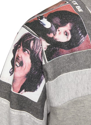  - MASAO SHIMIZU - Contrast Sleeve Panel Hand Sewn Cotton Sweatshirt