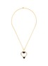 Main View - Click To Enlarge - PALAIS ROYAL - Boucheron Diamond Crystal Onyx 18k Yellow Gold Necklace