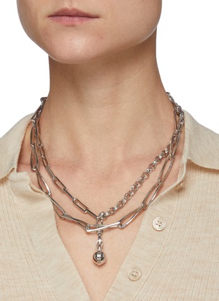 Figure View - Click To Enlarge - MISSOMA - Silver twisted Link Chain Necklace