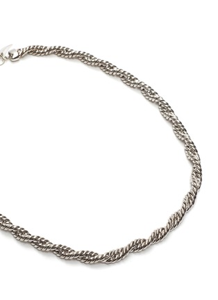 Detail View - Click To Enlarge - MISSOMA - Silver Marina Double Chain Necklace