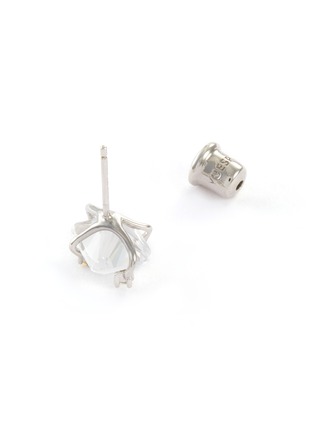 Detail View - Click To Enlarge - YUESPHERE - Mini Fiber' Cubic Zirconia Sterling Silver Stud Earrings