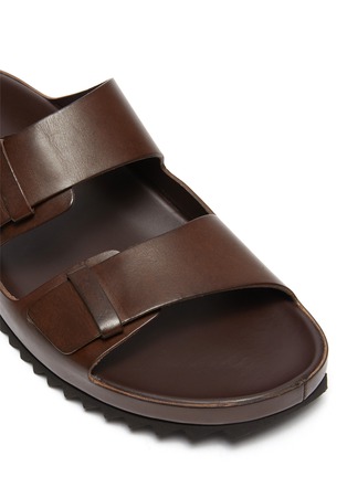 Detail View - Click To Enlarge - OFFICINE CREATIVE - Agorà' double strap leather sandals