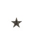 Main View - Click To Enlarge - BEE GODDESS - Black Diamond 14k Rose Gold Star Stud single earring
