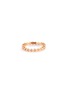 Main View - Click To Enlarge - BEE GODDESS - Diamond 14k Rose Gold Honeycomb Ring
