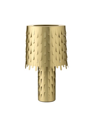 Main View - Click To Enlarge - GHIDINI 1961 - Jackfruit Table Lamp – Polished Brass/Rosewood