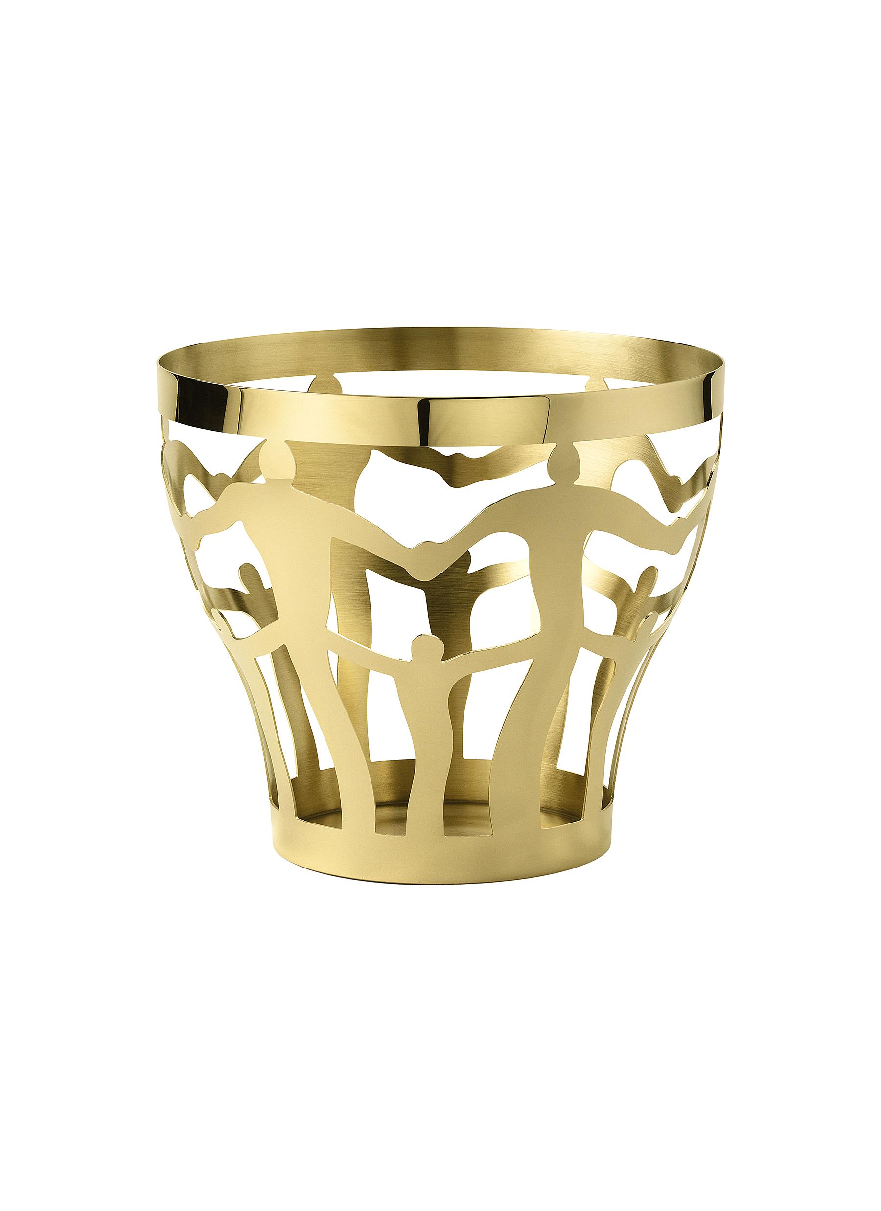 Ghidini Large Bowl - Polished Brass In Polished Gold