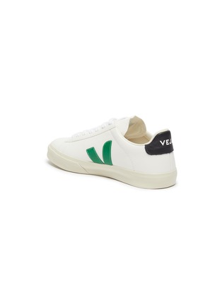  - VEJA - Campo' Emeraude-Black ChromeFree Leather Lace Up Sneakers