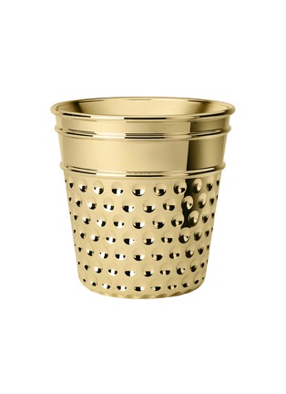 Main View - Click To Enlarge - GHIDINI 1961 - Here Thimble Ice Bucket – Polished Gold