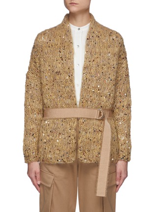 Main View - Click To Enlarge - BRUNELLO CUCINELLI - Belted Cardigan