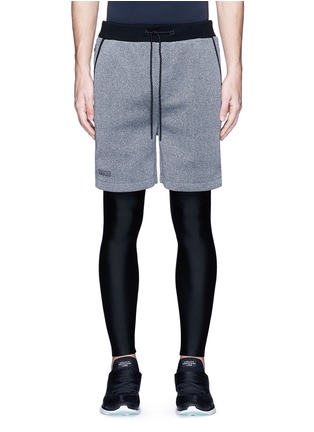 Main View - Click To Enlarge - DYNE - 'Giga Knit' shorts overlay performance leggings