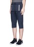 Front View - Click To Enlarge - DYNE - Reflective trim cropped jogging pants