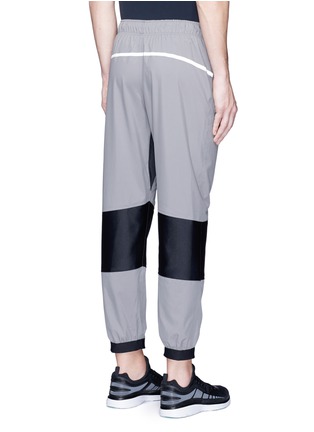 Back View - Click To Enlarge - DYNE - Mesh jersey panel jogging pants