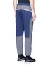 Back View - Click To Enlarge - DYNE - Colourblock sponge jersey jogging pants