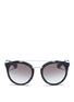 Main View - Click To Enlarge - PRADA - Tortoiseshell effect interior acetate cat eye sunglasses