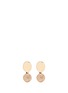 Main View - Click To Enlarge - CHLOÉ - 'Darcey' Swarovski crystal flat stud earrings