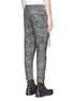 Back View - Click To Enlarge - SIKI IM / DEN IM - Camouflage print cropped drop crotch sweatpants