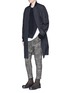 Figure View - Click To Enlarge - SIKI IM / DEN IM - Camouflage print cropped drop crotch sweatpants