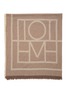 Detail View - Click To Enlarge - TOTEME - Monogram Cashmere Wool Scarf
