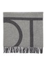 Detail View - Click To Enlarge - TOTEME - Monogram Jacquard Wool Scarf
