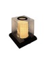  - ANDRÉ FU LIVING - Shoji' Rippled Glass Brass Table Lamp