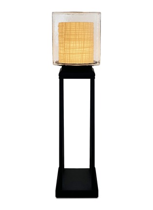 Main View - Click To Enlarge - ANDRÉ FU LIVING - Shoji' Rippled Glass Brass Floor Lamp